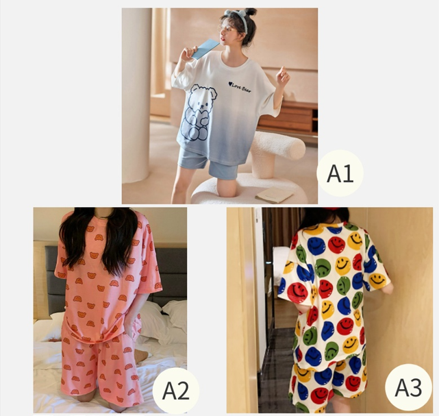 3 pajama one-pieces / 5 pajama top and bottom sets