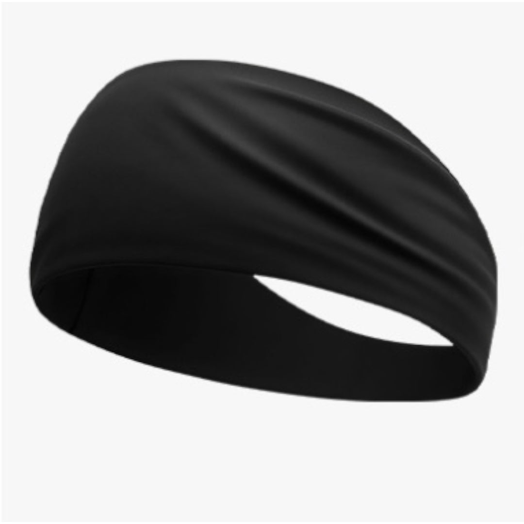 Unisex Wide Stretch Sports Headband – Moisture-Wicking Yoga & Workout Hairband for Men and Women