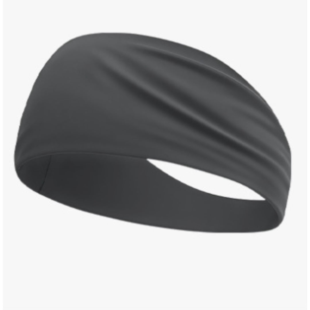 Unisex Wide Stretch Sports Headband – Moisture-Wicking Yoga & Workout Hairband for Men and Women