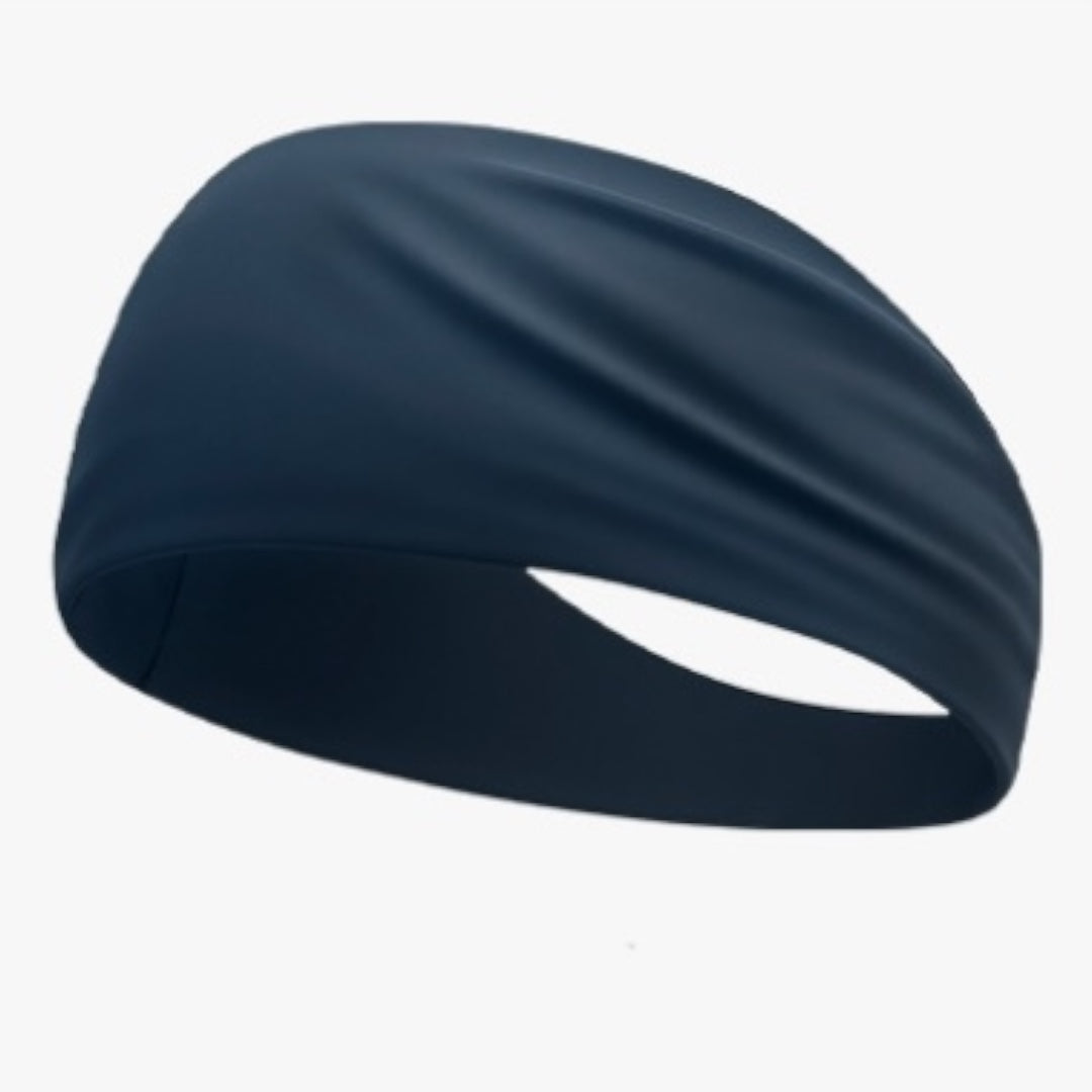 Unisex Wide Stretch Sports Headband – Moisture-Wicking Yoga & Workout Hairband for Men and Women